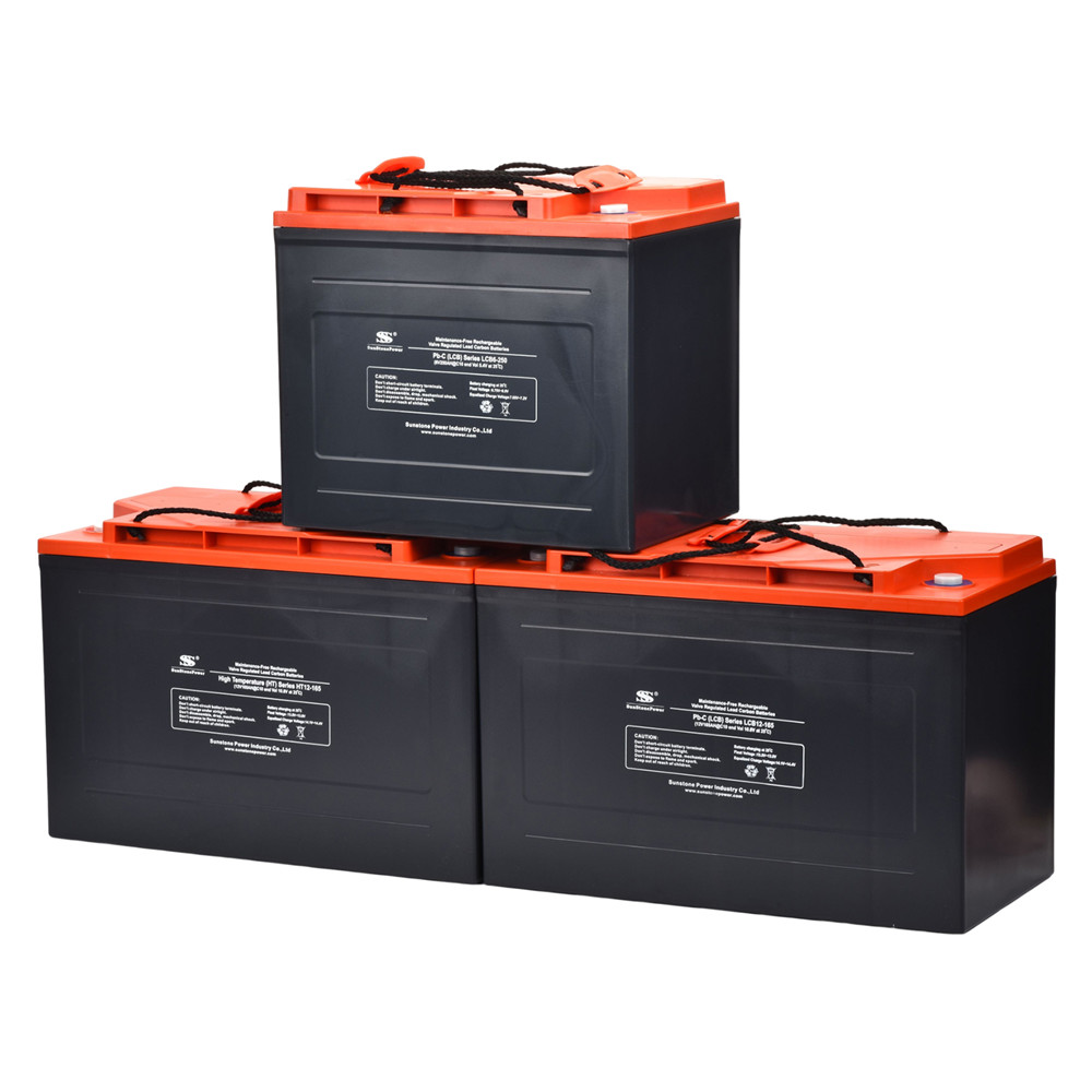 SUNSTONEPOWER 12V HIGH TEMPERATURE LEAD CARBON BATTERY 165AH